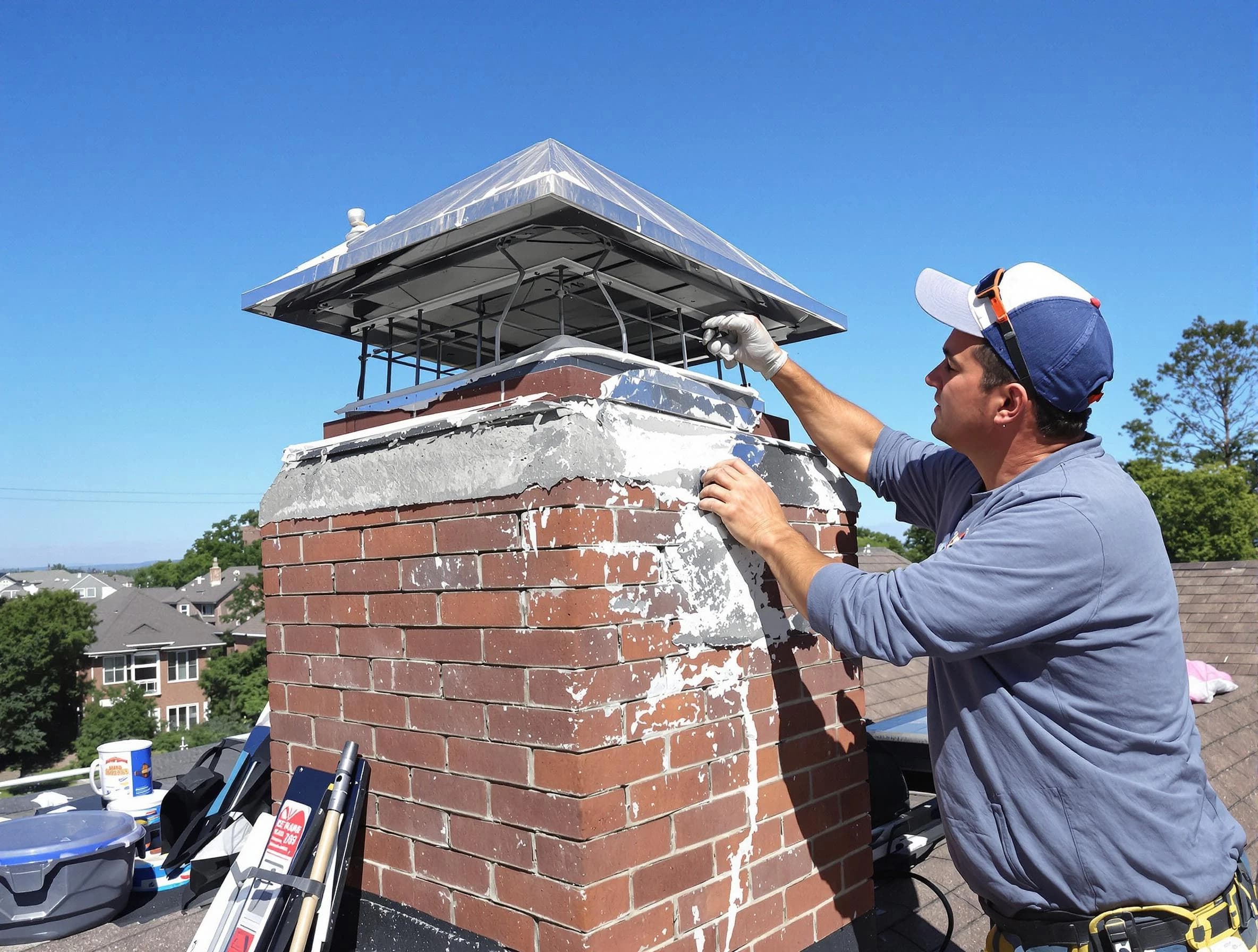 Chimney Crown Services service in Bellwood, VA